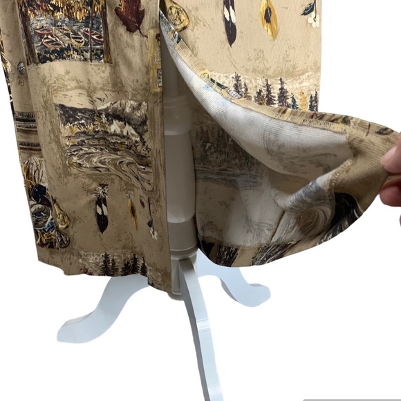 Vintage Bushwacker Maxi Skirt 12 Canoes Forest Camping Outdoors Hong Kong - Picture 5 of 11